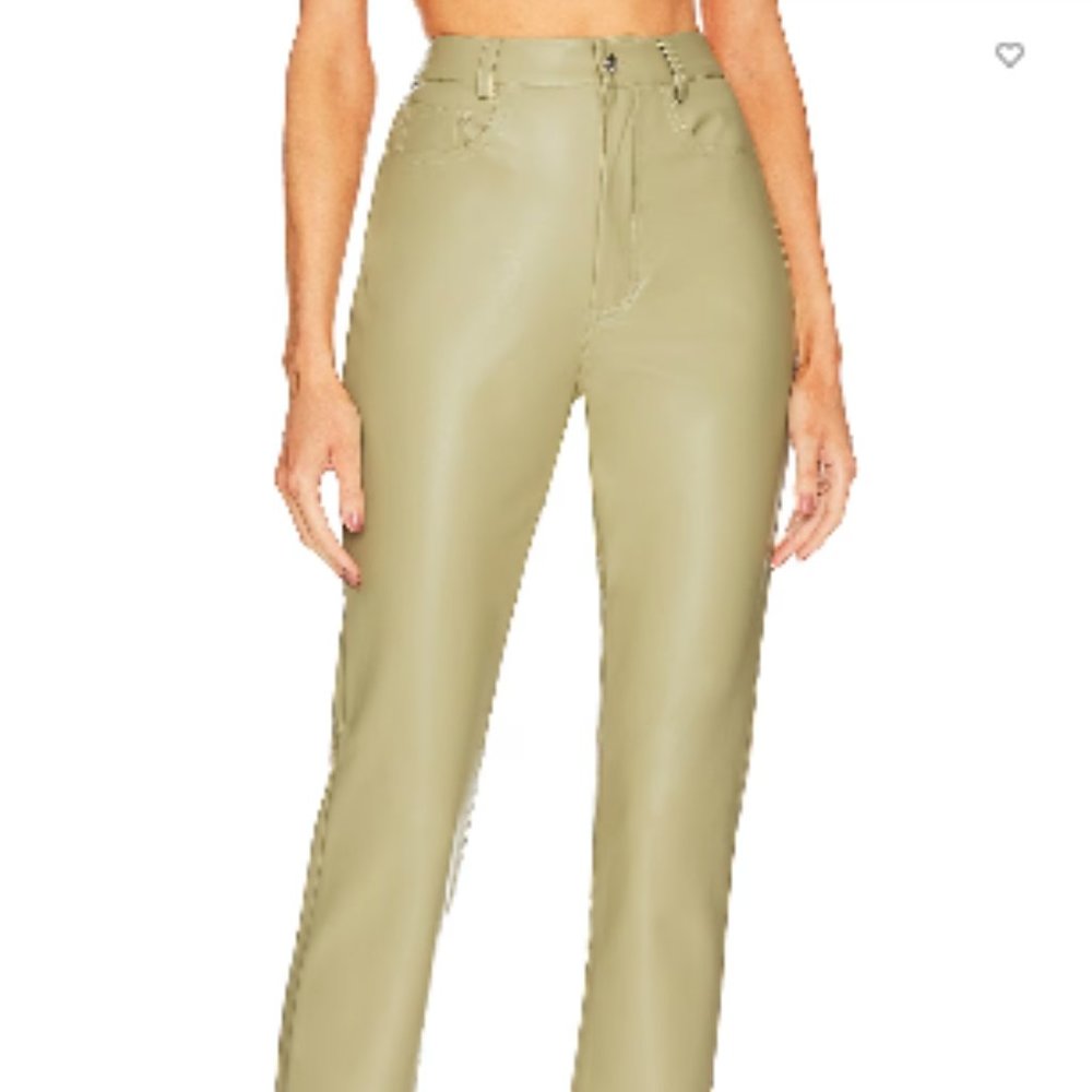 NWT Faux Leather Kickflare